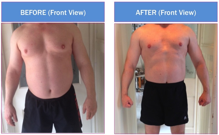 Typical weight loss is 5-7kg with 3 weeks on the HCG Diet, however males do then to lose more, with this patient losing 8+kg in that time.